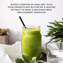 Load image into Gallery viewer, Vega One Organic, Chocolate, Meal Replacement Protein Powder, Vegan, Plant Based, Superfood, Vitamins, Probiotics, Dairy Free, Gluten Free, Pea Protein for Women and Men, 1.6 Pounds (17 Servings)