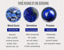 Load image into Gallery viewer, Doitory 8mm Lava Rock Chakra Beads Bracelet Elastic Gifts for Girls Natural Stone Yoga Bracelet Bangle(Amethyst Beads)