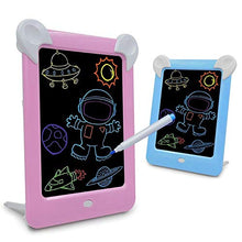 Load image into Gallery viewer, Wang5995 LED Luminous Drawing Board Child Electronic Fluorescent Writing Painting Pads,Fluorescent Writing Pad Plue Kid Toys (Color : Blue)