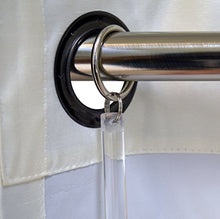 Load image into Gallery viewer, Versailles Home Fashions HF02-0 Acrylic Drapery Wand Pair, 34", Clearfrost