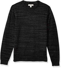 Load image into Gallery viewer, Amazon Brand - Goodthreads Men's Soft Cotton Crewneck Summer Sweater, Black, X-Large