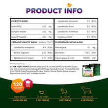 Load image into Gallery viewer, Primova Probiotics for Dogs - Natural Digestive Enzymes for Dogs - 9 Billion CFU Canine Probiotics & Prebiotics for Digestion, Immunity, Bad Breath - Relieves Diarrhea, Gas, Constipation - 120 Chews