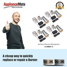 Load image into Gallery viewer, 330031 Range Burner Receptacle kit -Replacement parts for Range/Stove Replaces 814399,5303935058(4 Pack)