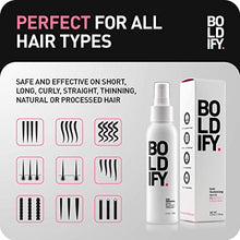 Load image into Gallery viewer, BOLDIFY Hair Thickening Spray - Get Thicker Hair in 60 Seconds - Stylist Recommended Hair Products for Women & Men - Hair Volumizer + Texture Spray Hair Thickener for Fine Hair - 4 oz