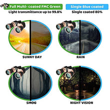 Load image into Gallery viewer, 20x50 Binoculars High Power Binoculars for Adults with Low Night Vision Waterproof Compact Binoculars for Bird Watching Hunting Hiking Traveling Outdoor, Phone Adapter Strap and Case