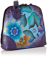 Load image into Gallery viewer, Anna by Anuschka Leather Small Multi Compartment Zip-Around Organizer, Tropical Safari