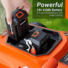 Load image into Gallery viewer, MAXLANDER 40V Cordless Lawn Mower 15 inch Brushless Motor 4.0AH Battery and Charger Included 6 Position Height