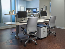 Load image into Gallery viewer, Steelcase Amia Task Chair: Platinum Frame/Base - 4 Way Adjustable Arms - Standard Carpet Casters