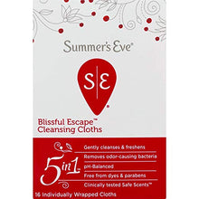 Load image into Gallery viewer, Summer’s Eve Cleansing Cloths, Blissful Escape, 16 Count