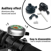 Load image into Gallery viewer, ZYCCW Customized Design Bike Bicycle Bell, Loud Long Crisp Clear Sound for Adults Kids Mountain Road Bike BMX Electric Bike (Evil Eye Hamsa Hand)