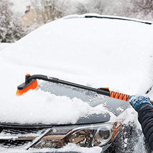 Load image into Gallery viewer, MATCC Car Snow Brush Removal Extendable with Ice Scraper and Foam Grip Detachable Snow Mover for Car Auto SUV Truck Windshield Windows