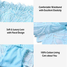 Load image into Gallery viewer, Solavia 6 Pack of Women's Lace Panties, Soft Stretch Cute Boyshort Panties, Sexy Cheeky Underwear