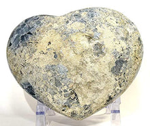Load image into Gallery viewer, King Size 6.1" 6.2LB Ice Sky Blue Celestite Geode Heart Sparkling Natural Druzy Crystal Cluster Mineral Celestine Stone Specimen - Madagascar