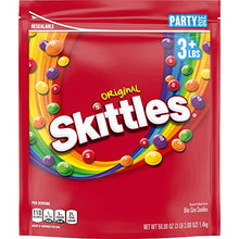 Load image into Gallery viewer, SKITTLES Original Chewy Candy, Party Size, 50 oz Bag