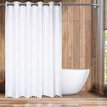 Load image into Gallery viewer, Hotel Grade No Hooks Needed Waterproof Shower Curtain or Liner,Frost (PEVA, 71" x 74")