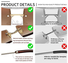 Load image into Gallery viewer, Square Ultra-Small Frame sunglasses for Women Men Rectangle Retro see through lens rimless sunglasses