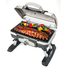 Load image into Gallery viewer, Cuisinart CGG-180TS Petit Gourmet Portable Tabletop Gas Grill, Stainless Steel