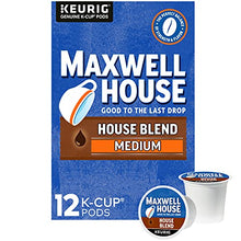 Load image into Gallery viewer, Maxwell House Medium Roast House Blend Keurig K-Cup Coffee Pods (12 ct Box)