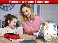 Load image into Gallery viewer, Desktop Foldable Whiteboard 16"x12" - Tabletop Dry Erase Board with Markers - Double Sided Small Magnetic Desk Whiteboard - Clean Portable White Board for Kids, Teachers, Students, Home, School