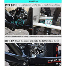 Load image into Gallery viewer, PUPOUSE Kickstand for Bike Mountain Bicycle Adjustable Bike Kickstands, Premium Steel Bike Side Stand Support Replacement Mount, Fits for Road Bike/BMX/MTB/Folding Bicycle