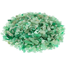 Load image into Gallery viewer, rockcloud 1 lb Green Aventurine Small Tumbled Chips Crushed Stone Healing Reiki Crystal Jewelry Making Home Decoration