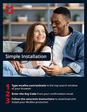Load image into Gallery viewer, McAfee Total Protection 2022 | 10 Device | Antivirus Internet Security Software | VPN, Password Manager, Dark Web Monitoring & Parental Controls Included | 1 Year Subscription | Download Code