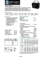 Load image into Gallery viewer, Mighty Max Battery 6V 200AH SLA Battery Replaces Champion M83CHP06V27 Golf Cart RV Boat Brand Product