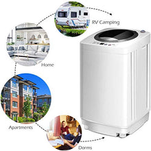Load image into Gallery viewer, Giantex Portable Compact Full-Automatic Laundry 8 lbs Load Capacity Washing Machine Washer/Spinner W/Drain Pump