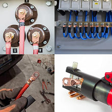 Load image into Gallery viewer, DC 6.5-100V 0-100A Multimeter and 10 Pcs Copper Wire Lugs 6 AWG 5/16" Stud