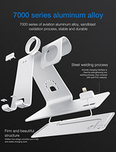 Load image into Gallery viewer, Bestand3 in 1 Apple iWatch Stand, Airpods Charger Dock, Phone Desktop Tablet Holder for Airpods, Apple Watch/ iPhone X/8 Plus/8/ 7 Plus/ iPad, Silver(Patenting, Airpods Charging Case NOT Included)