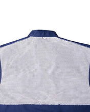 Load image into Gallery viewer, Alimens & Gentle Short Sleeve Outdoor UPF 40+ Breathable Quick Dry Wicking Fabric Fishing Shirt, Blue, X-Large