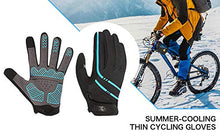 Load image into Gallery viewer, Aegend Breathable Full Finger Cycling Gloves - Touch Screen, Anti-Slip Bike Gloves, Lightweight Mountain Bike Gloves for Biking, Climbing, Hiking, Unisex Motorcycle Gloves for Men/Women, M