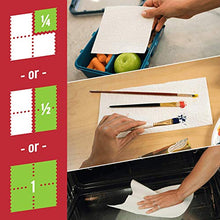Load image into Gallery viewer, Brawny Tear-A-Square Paper Towels, 8 Double Rolls = 16 Regular Rolls, 3 Sheet Size Options, Quarter Size Sheets