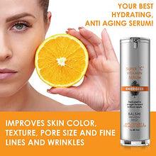 Load image into Gallery viewer, Energize Vitamin C Serum for Face & Eyes - Clinical Strength Collagen Booster with Triple Vitamin C - Dermatologist Developed Skin Care For Anti-aging, Fades Dark Spots and Repairs Sun Damage 1oz
