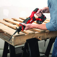 Load image into Gallery viewer, Skil 4-Tool Combo Kit: 20V Cordless Drill Driver, Impact Driver, Reciprocating Saw and LED Spotlight, Includes Two 2.0Ah Lithium Batteries and One Charger - CB739601