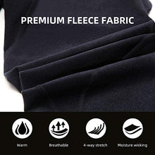 Load image into Gallery viewer, Souke Sports Men's Thermal Fleece Cycling Pants 4D Padded Bike Biking Tights for Winter (Fleece Black, Large)