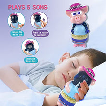 Load image into Gallery viewer, La Granja De Zenon Farm Toys Chancha Stuffed PVC Animal Plush Pig Toys 8" Interactive Musical Doll Gift for Toddlers