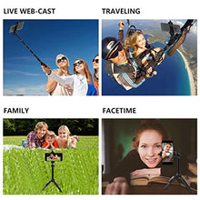 Load image into Gallery viewer, Selfie Stick,40 Inch Extendable Selfie Stick Tripod and Phone Tripod Stand with Rechargeable Wireless Remote,Compatible with iPhone 11 Pro Xs X 8 7 6 Plus,Samsung Galaxy S8 S9 S10,Gopro,Camera