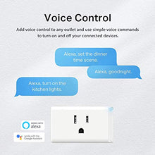 Load image into Gallery viewer, Kasa Smart Plug HS103P2, Smart Home Wi-Fi Outlet Works with Alexa, Echo, Google Home & IFTTT, No Hub Required, Remote Control,15 Amp,UL Certified, 2-Pack White
