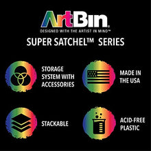 Load image into Gallery viewer, ArtBin 6955RK Super Satchel 1-Compartment Box, Art & Craft Organizer, 1-Pack, Translucent Blush