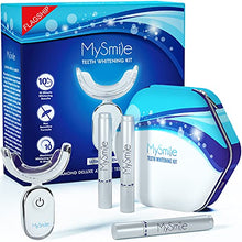 Load image into Gallery viewer, MySmile Teeth Whitening Kit Enhanced Teeth Whitener Flagship Version,10 Min 6 Month Supply Non-Sensitive Teeth Whitening Pen, Helps to Remove Stains from Coffee, Smoking, Wine, Soda, Tea