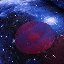 Load image into Gallery viewer, A Nice Night Galaxy Bedding Sets Outer Space Comforter 3D Printed Space Quilt Set Full Size