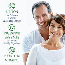 Load image into Gallery viewer, Garden of Life RAW Probiotics Colon Care Shelf Stable - 50 Billion CFU Guaranteed Through Expiration - Once Daily - Certified Non-GMO & Gluten Free - No Refrigeration, 30 Vegetarian Capsules