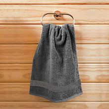 Load image into Gallery viewer, Utopia Towels Grey Salon Towels, Pack of 24 (Not Bleach Proof, 16 x 27 Inches) Highly Absorbent Towels for Hand, Gym, Beauty, Hair, Spa, and Home Hair Care
