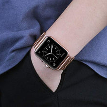 Load image into Gallery viewer, iiteeology Compatible with Apple Watch Band 38mm 40mm, Stainless Steel iWatch Band Replacement Strap for iWatch SE & Series 6 5 4 - Gold