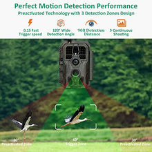 Load image into Gallery viewer, GardePro E8 Trail Camera Wi-Fi 32MP 1296P Fast 0.1s Trigger Speed Motion Activated 100ft Night Vision IP66 Waterproof