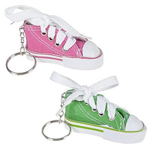 Load image into Gallery viewer, Rhode Island Novelty 3 Inch Chuck Sneaker Shoe Keychains Lot of 12 Assortments May Vary