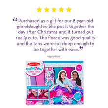 Load image into Gallery viewer, Melissa & Doug Flower Fleece Quilt