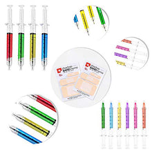 Load image into Gallery viewer, SunAngel 4 Syringe Pens + 6 Syringe Highlighters Fluorescent Needle Watercolor Pen (10 PCS)