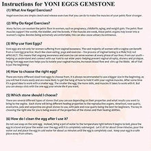 Load image into Gallery viewer, TOP-VRA Jade Stone Egg Yoni Eggs, GIA Certified, Massage Kegel Eggs 3PCS Natural Crystal Beads Chakra Healing Yoga Exercise Eggs To Train Pelvic Muscles Kegel Exercise (Rose Quartz)